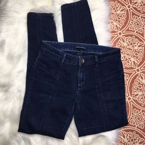 Banana Republic Seamed Jeans Dark Wash Size 25